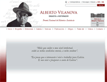 Tablet Screenshot of albertovilanova.com